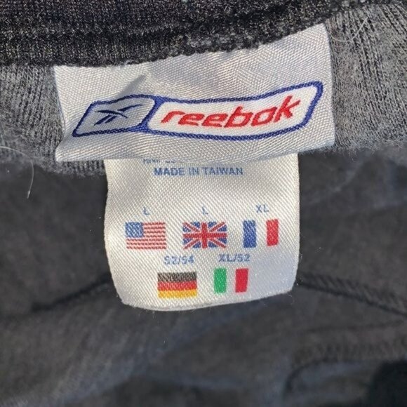 Reebok Mens Black Track Pants XL - Picture 3 of 9